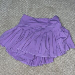 Purple gold hinge skirt
